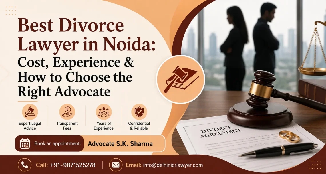 Best Divorce Lawyer in Noida: Cost, Experience & How to Choose the Right Advocate