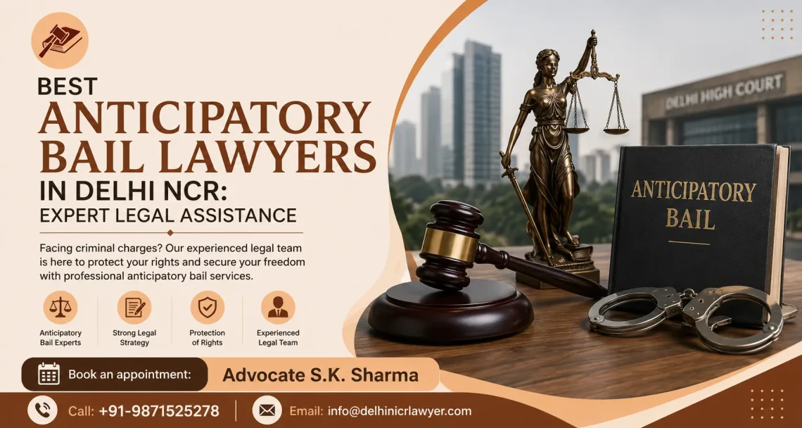 Best Anticipatory Bail Lawyers in Delhi NCR: Expert Legal Assistance