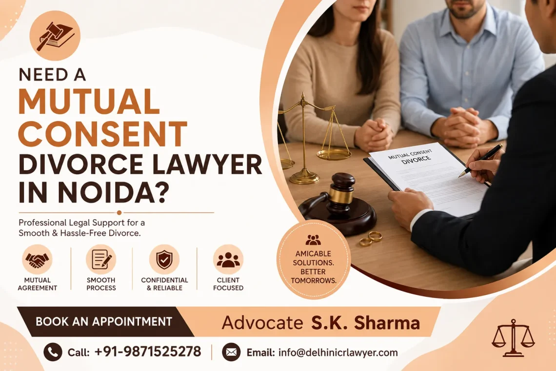 Mutual Consent Divorce Lawyer in Noida | Legal Guide