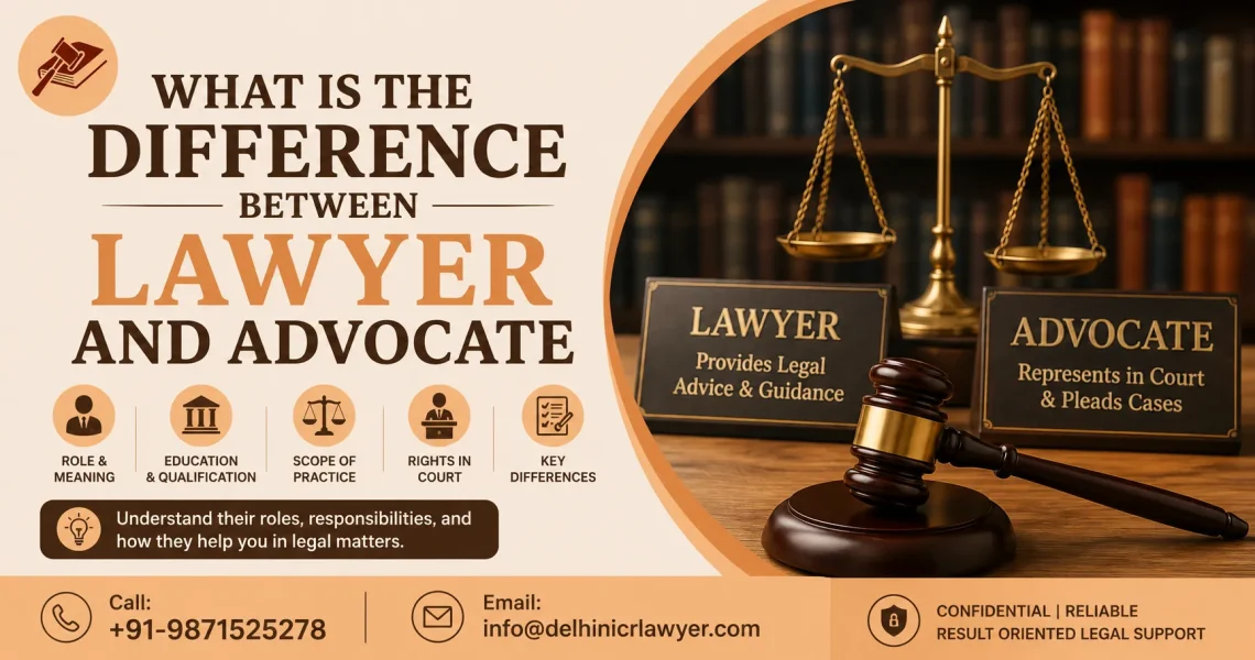 Difference Between Lawyer and Advocate: Key Differences