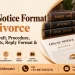 Divorce Lawyer in Gurgaon discussing legal notice format for divorce with client